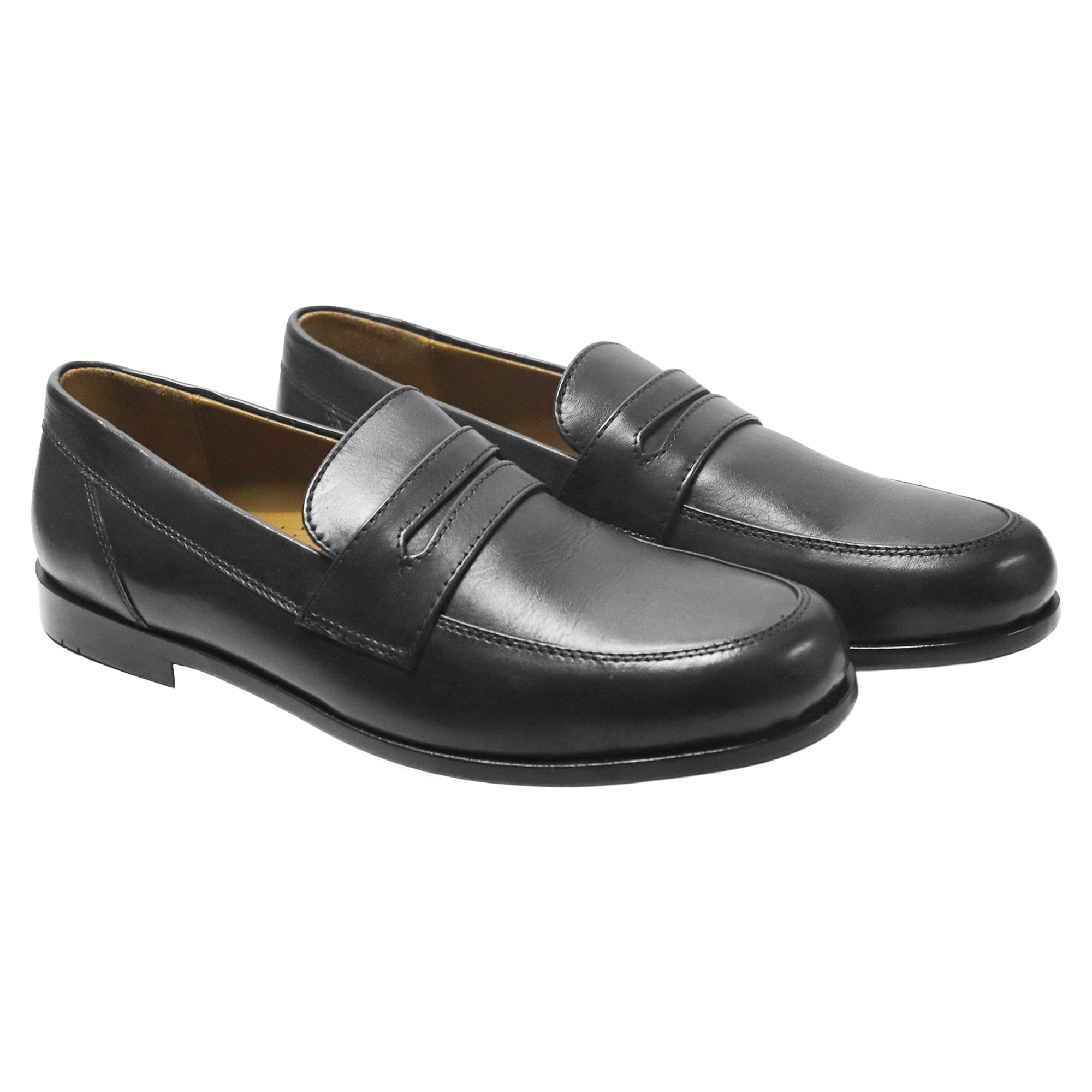 Mont Hawk Men’s Leather Slip-On Loafers