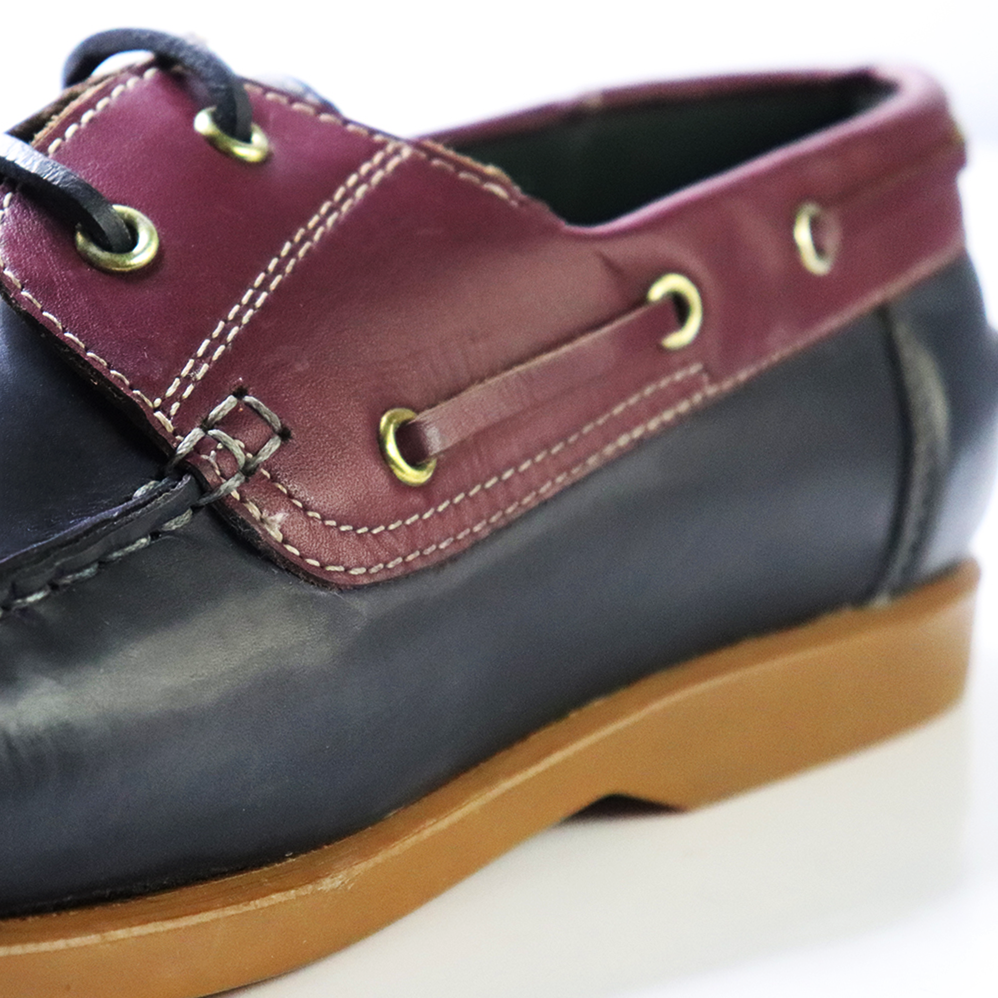 Mont Hawk Men’s Dual Color Leather Lace-Up Shoes – Premium Leather Finish with Comfort Cushion & Durable Sole