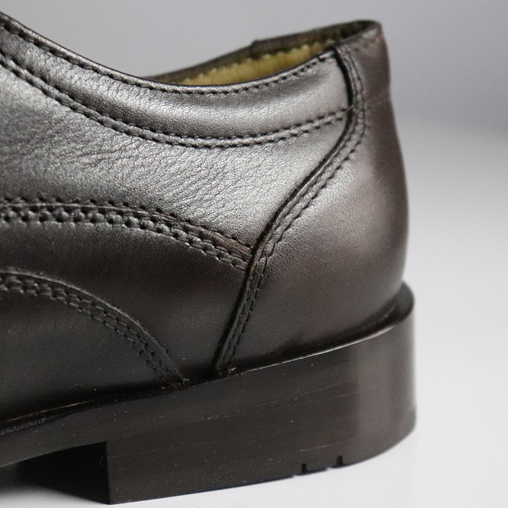 Men's Genuine Leather Milano Cap Toe Formal Shoes Hand Crafted to perfection by renowned Mont Hawk Artisans. Lace Ups