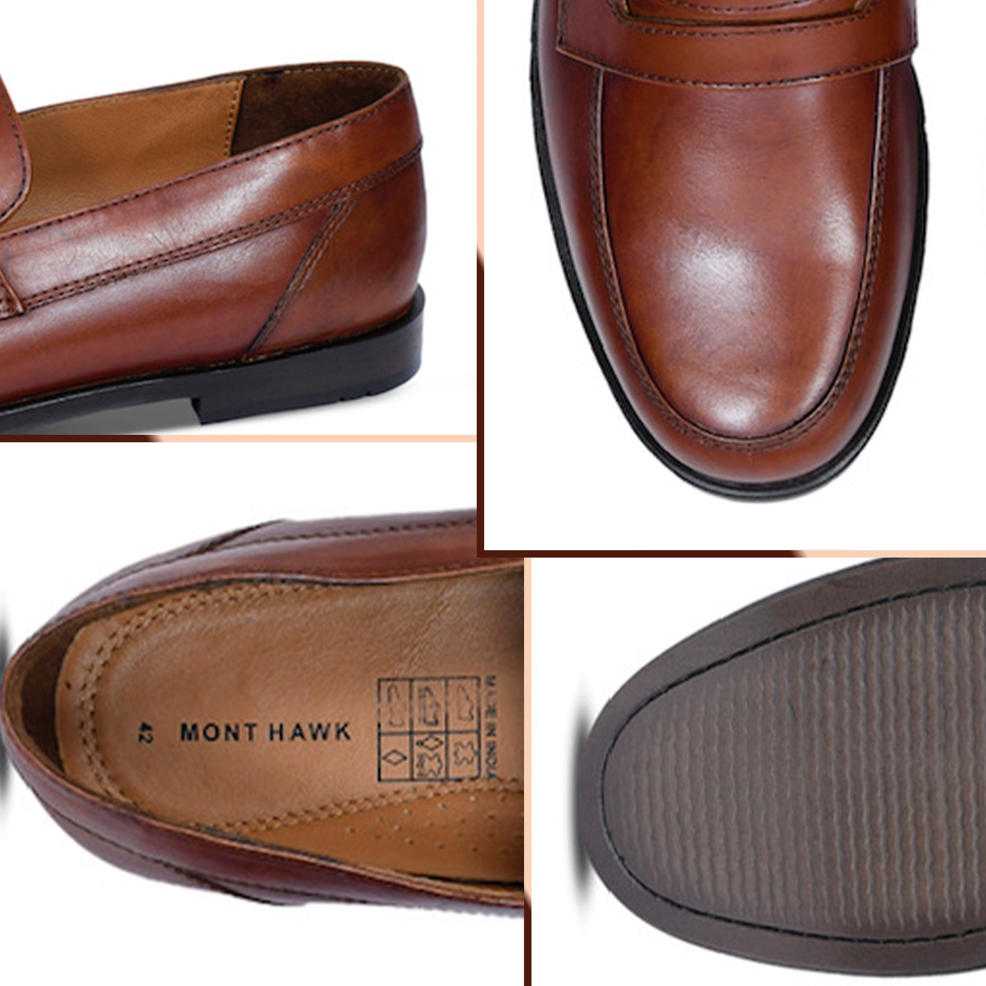 Penny Lasted Leather Slip-On Loafers