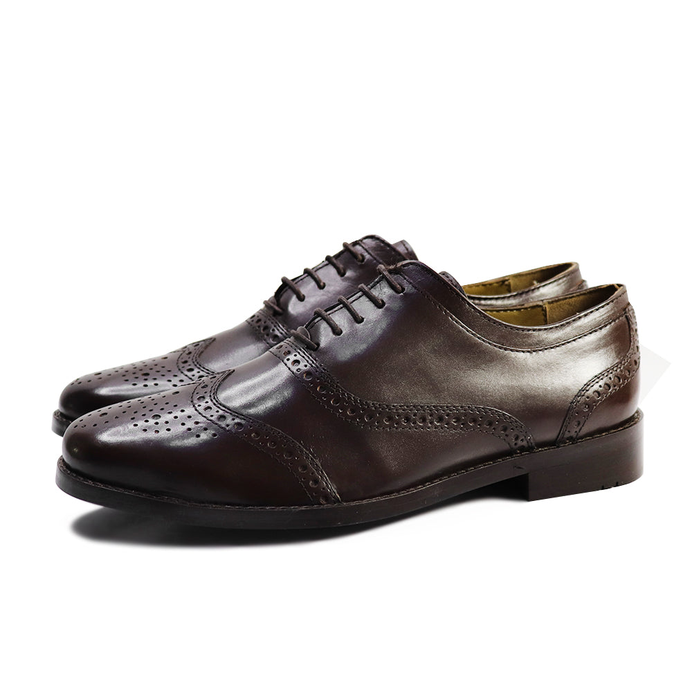 Men's Classic Wingtips Genuine Leather Shoes