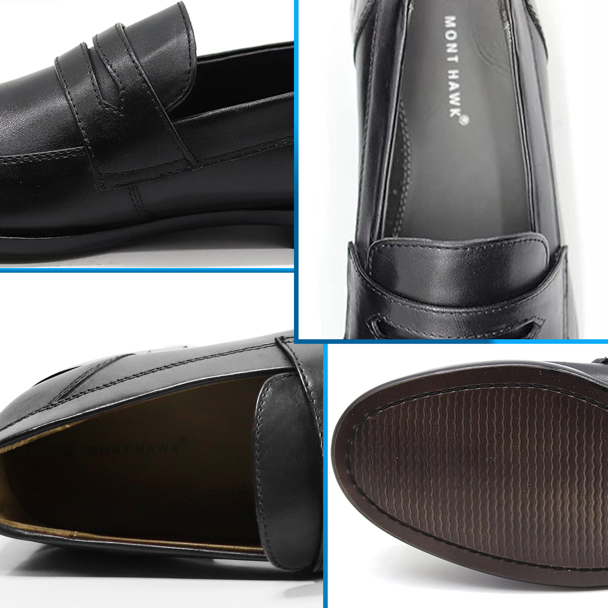 Penny Lasted Leather Slip-On Loafers