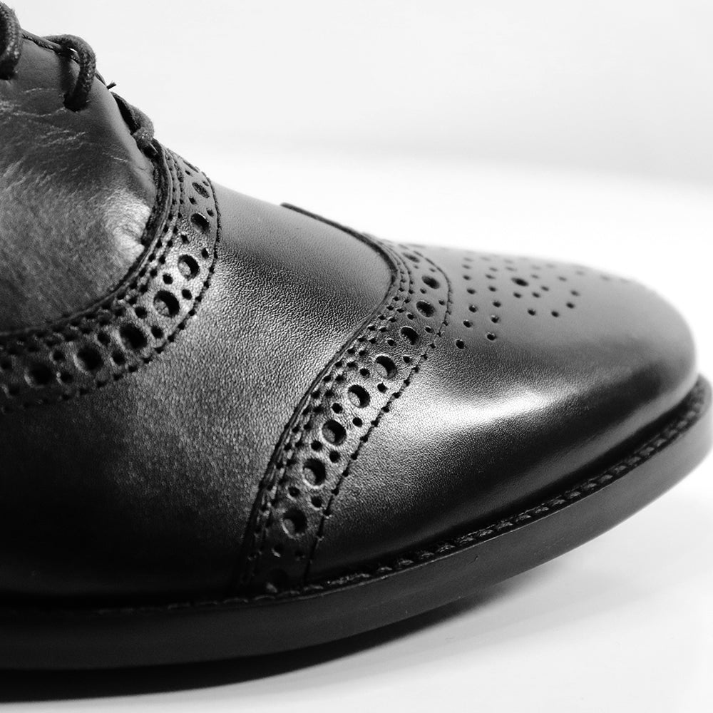 Men's Classic Wingtips Genuine Leather Shoes