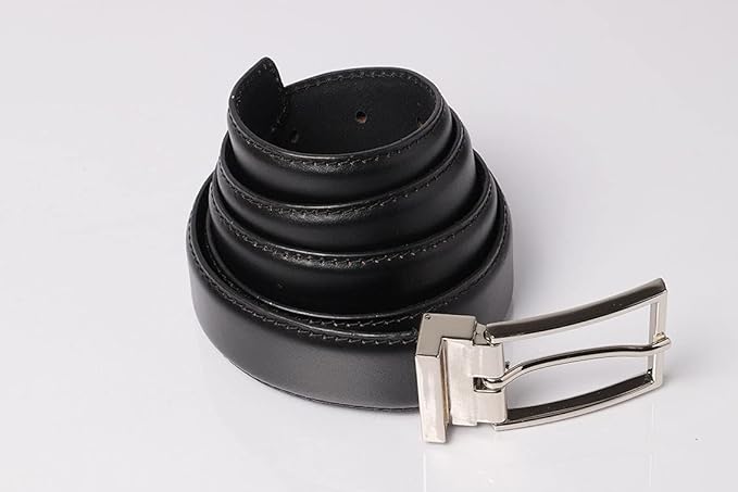 Mont Hawk Genuine Leather Grain Dress Casual Belt