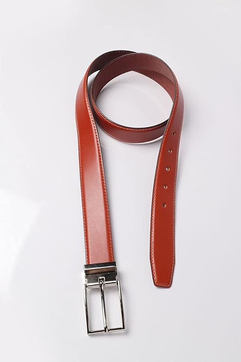 Mont Hawk Genuine Leather Grain Dress Casual Belt