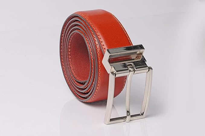 Mont Hawk Genuine Leather Grain Dress Casual Belt