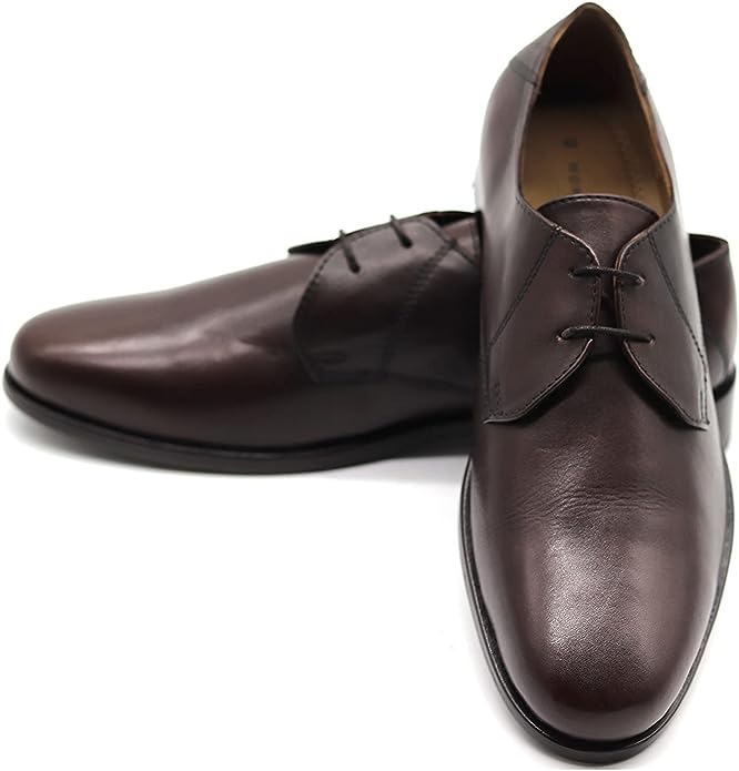 Mont Hawk Genuine Leather Blucher Shoes with TPR Handcrafted sole