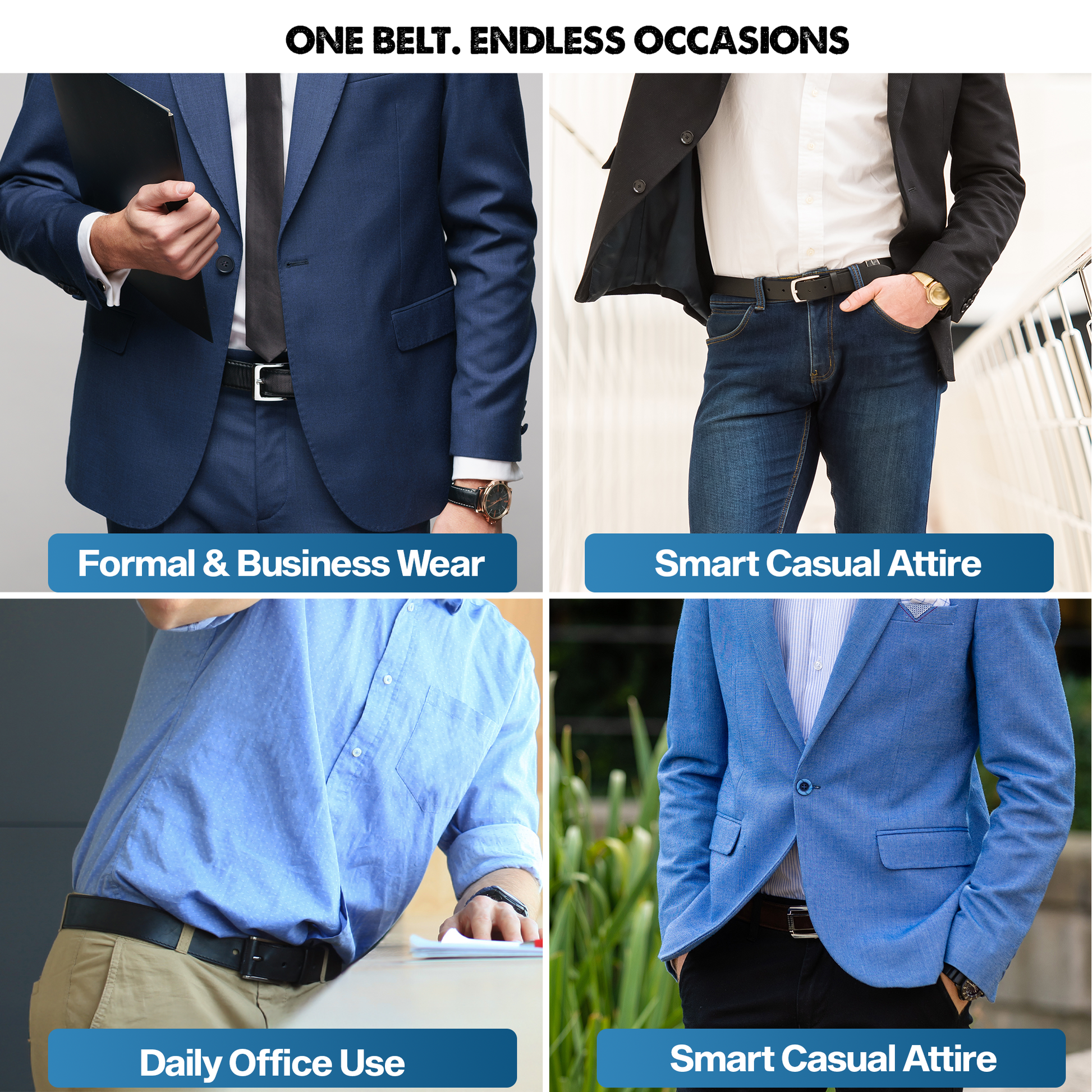 Genuine Leather Grain Belt for Men – Dress & Casual Wear | Durable & Stylish Accessory