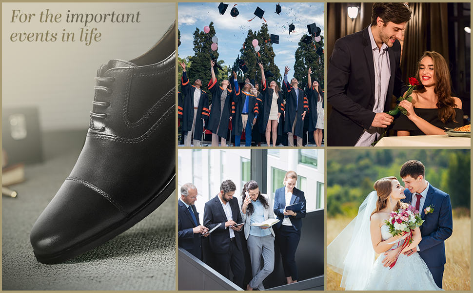 Captoe Milano Leather Derby Shoes | Handcrafted Formal Leather Footwear for Men