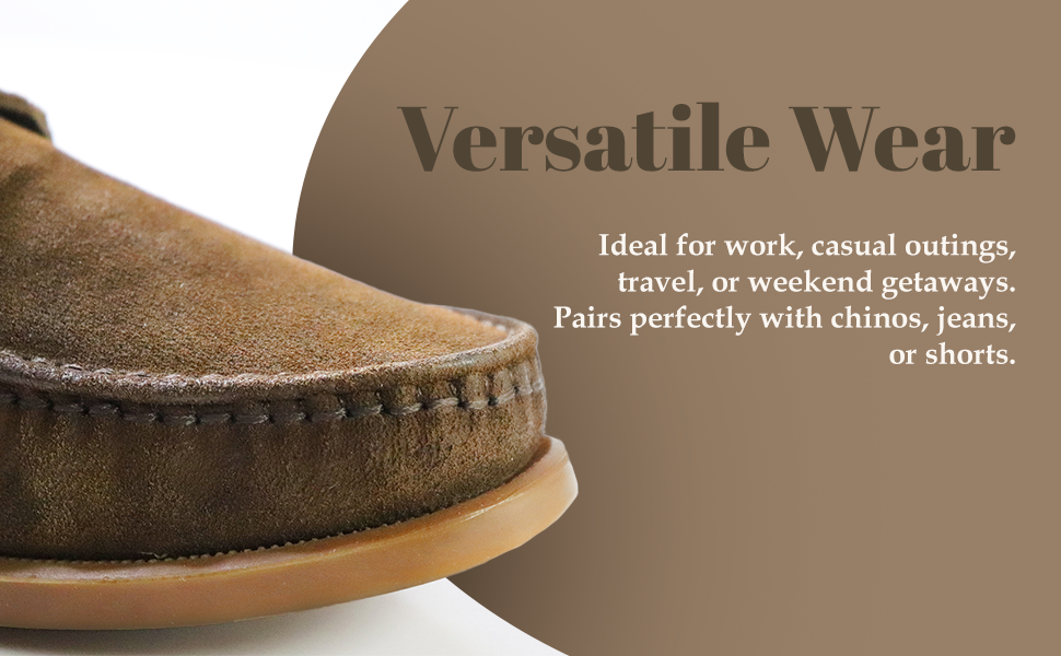 Boat  Shoes – Elegant Suede Finish with Cushioned Insole & Flexible Rubber Sole