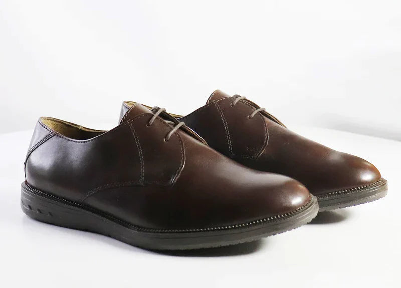 Mont Hawk Genuine Leather Blucher Shoes with TPR Handcrafted sole