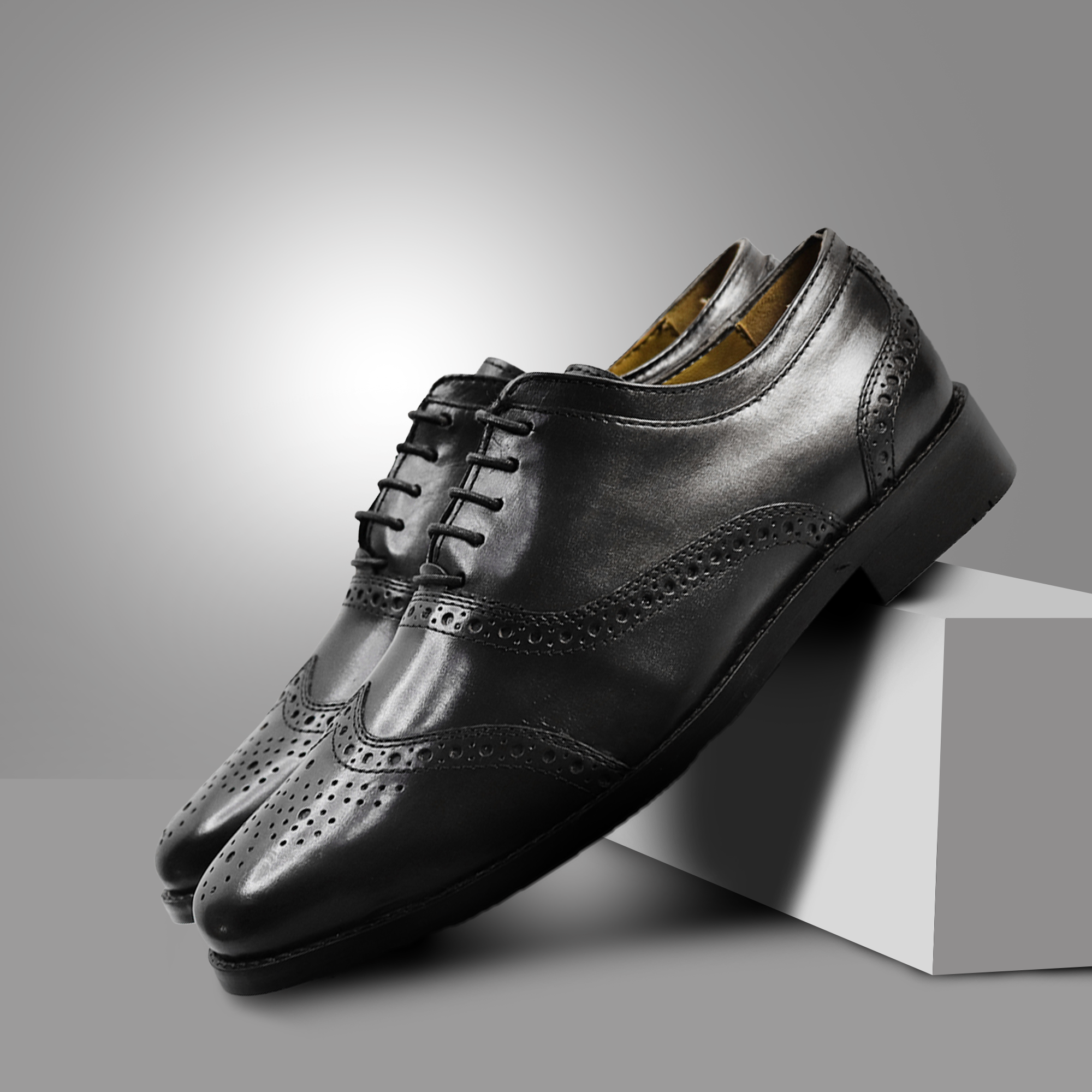 Wingtips Brogue Shoes – Handstitched Vintage Roll-Moccasin Loafers with Leather-Lined Padded Sock & TPR Comfort Sole