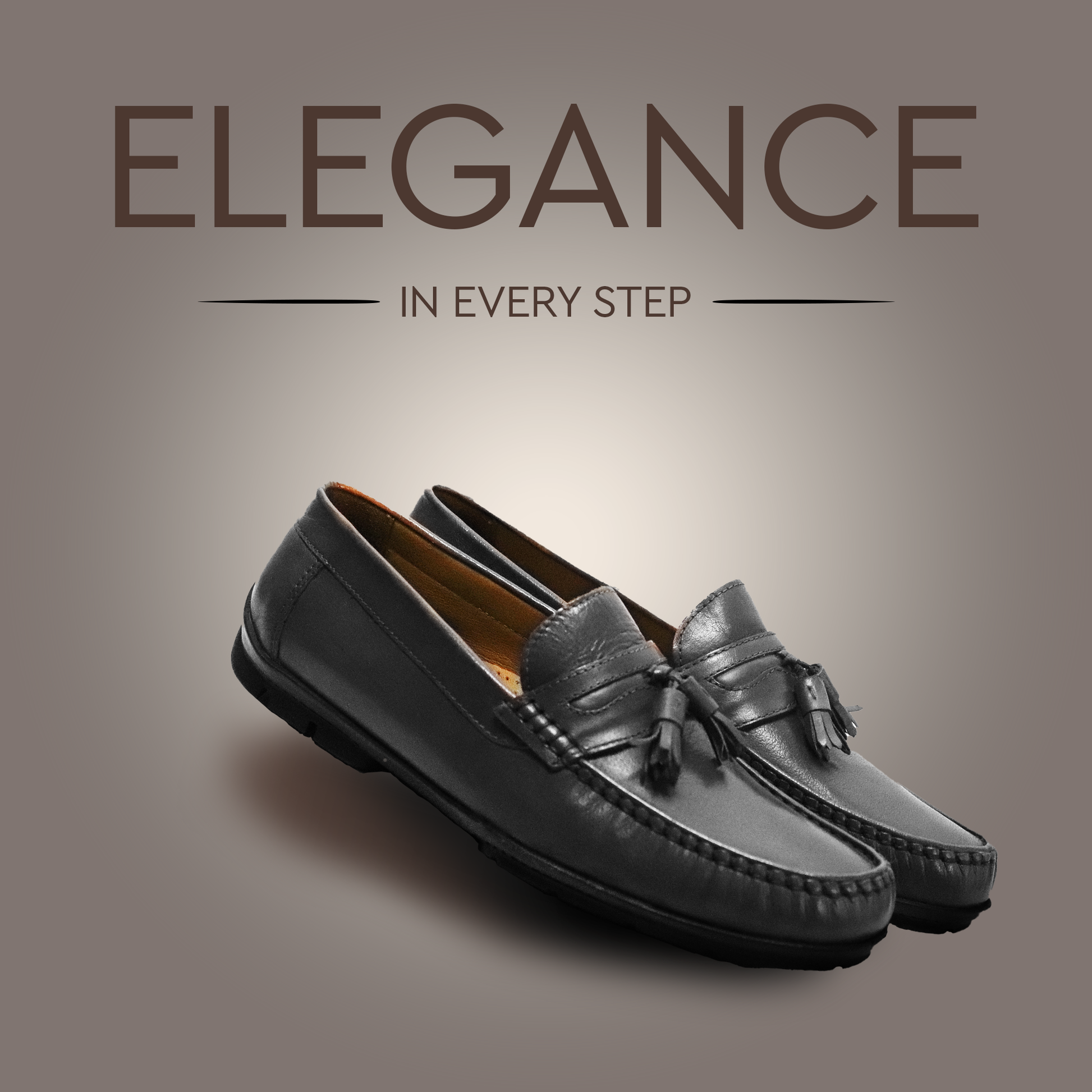 Tassel Mocc  Genuine  Leather Loafers – Handstitched Slip-On Shoes with Cushioned Insole & Durable TPR Sole