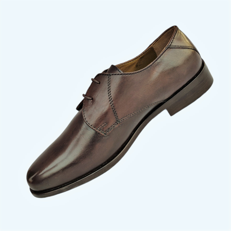 Mont Hawk Genuine Leather Blucher Shoes with TPR Handcrafted sole