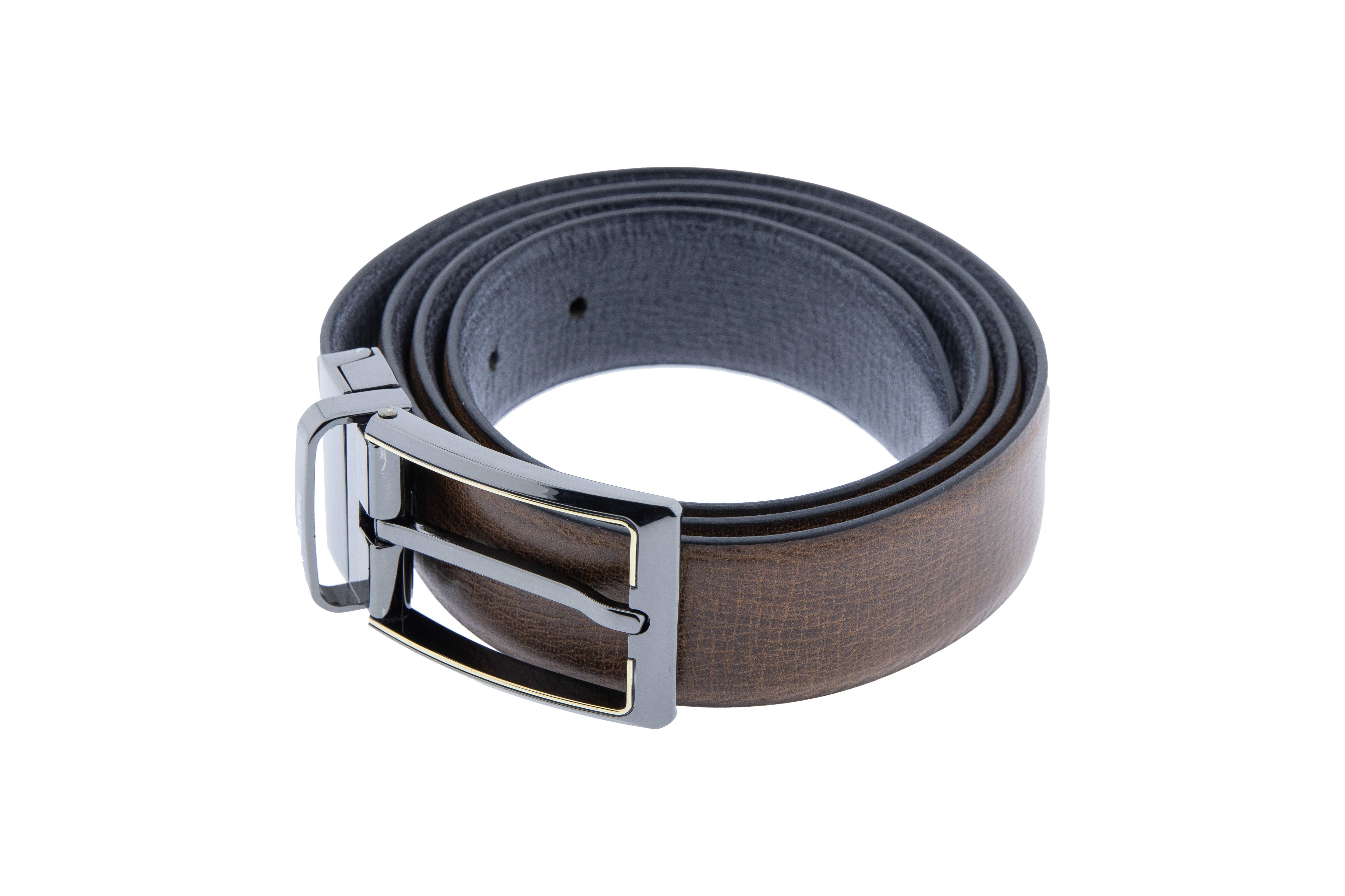 Men’s Genuine Leather Reversible Belt