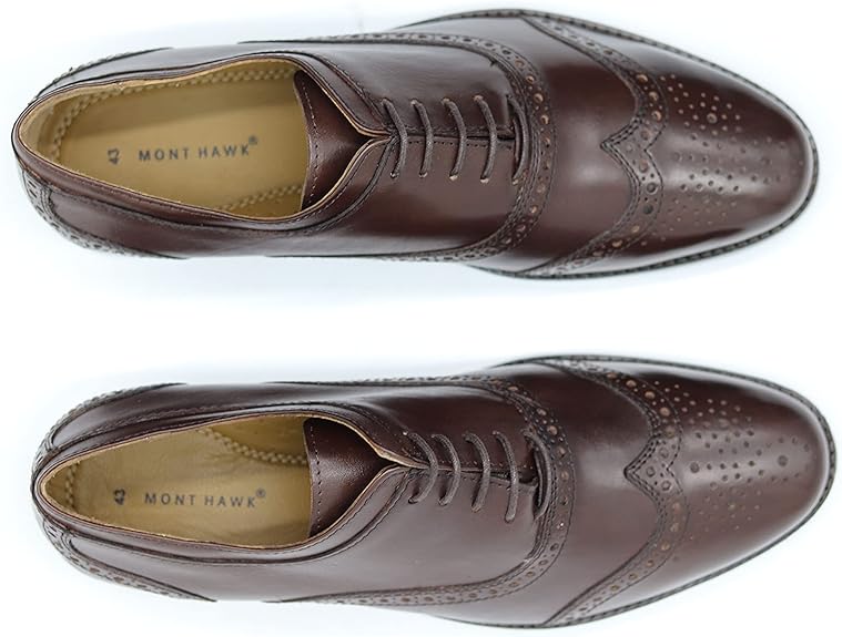 Men's Classic Wingtips Genuine Leather Shoes