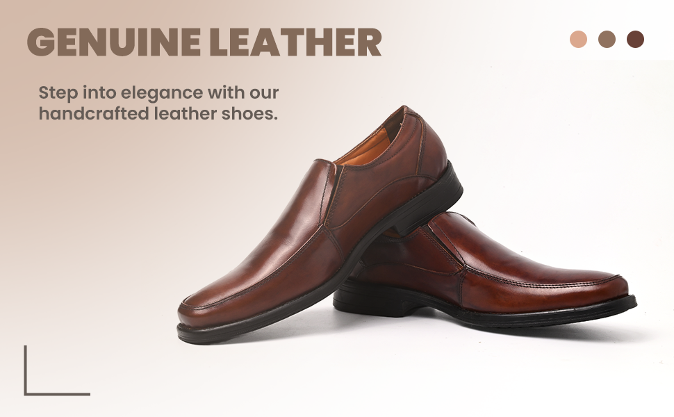 New Gallus Leather Loafers for Men | Stylish Slip-On Formal & Semi-Formal Shoes with Comfort Insole