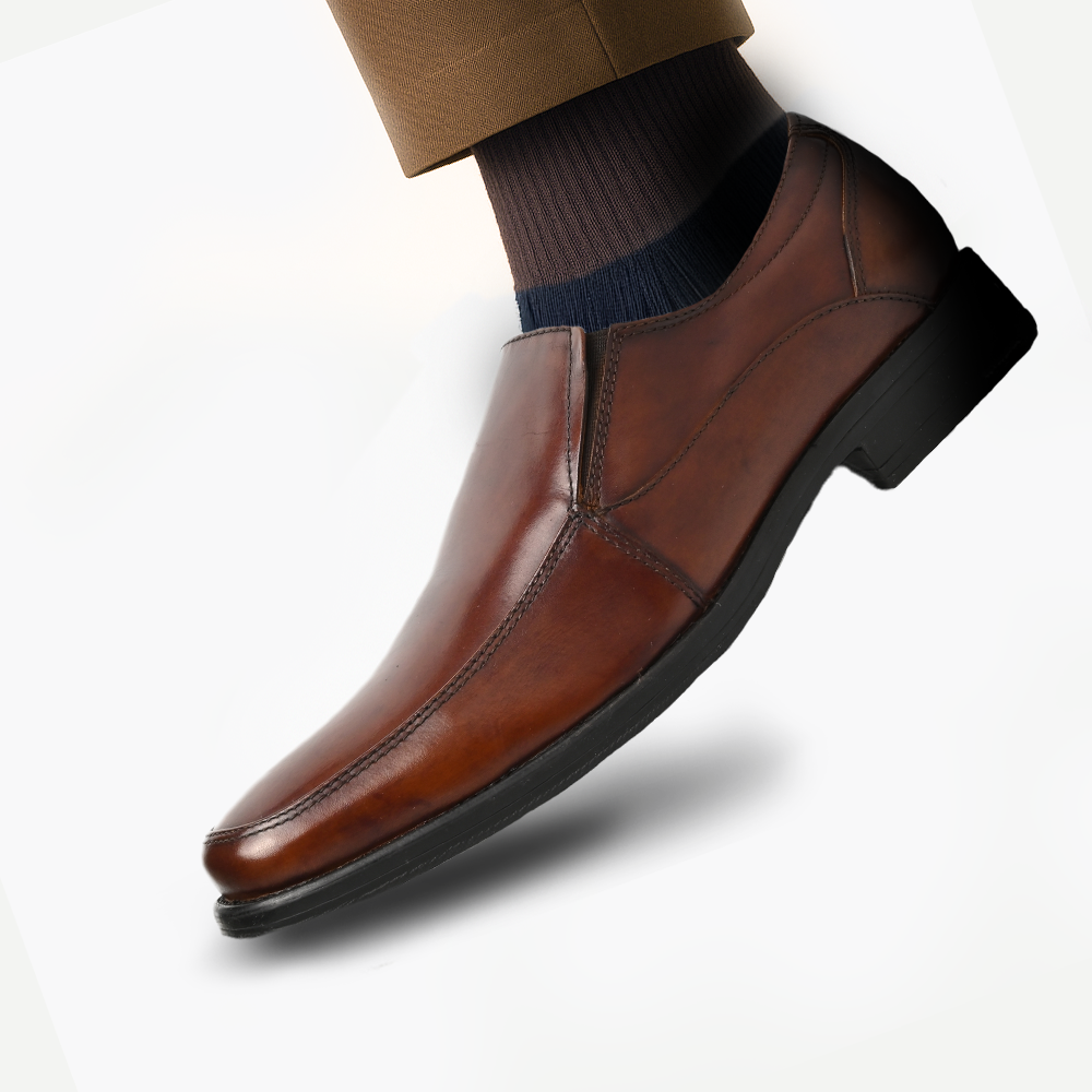 New Gallus Leather Loafers for Men | Stylish Slip-On Formal & Semi-Formal Shoes with Comfort Insole