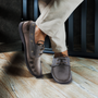 Boat  Shoes – Elegant Suede Finish with Cushioned Insole & Flexible Rubber Sole